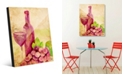 Creative Gallery Degustazione Vini Watercolor Abstract 16" x 20" Acrylic Wall Art Print